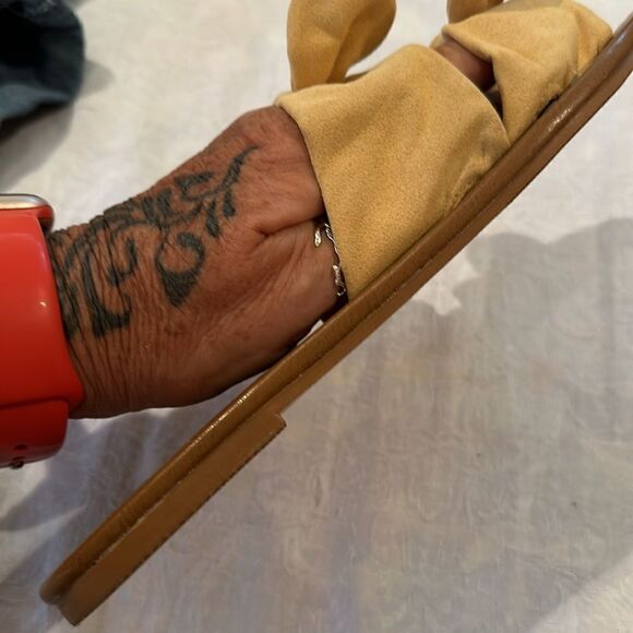 Arizona Jean Co Shoes Sandals Slides Bows Size 9 - Picture 5 of 5